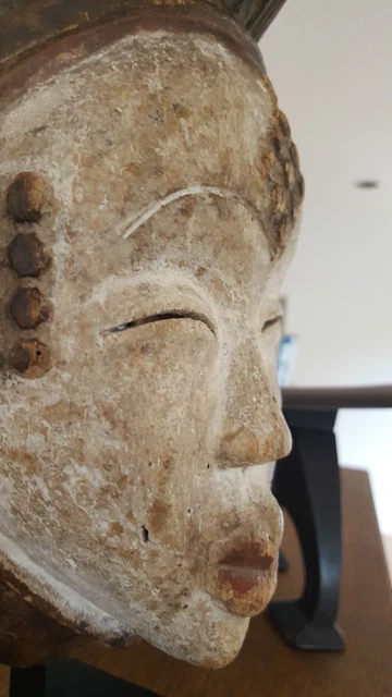 Gabon, Punu, Mukuyi, Mask, French Collection/ French Auction House, aged Patina
