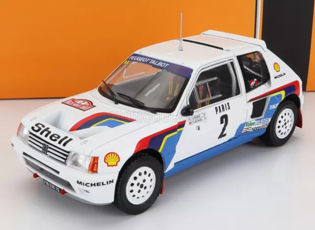 1/24 Ixo-Models - Peugeot - 205 T16 N 2 Rally Montecarlo 1985 A.vatanen 24Ral024