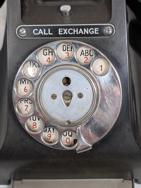 GPO 312F BLACK Bakelite - Call Exchange - Telephone. Excellent ...