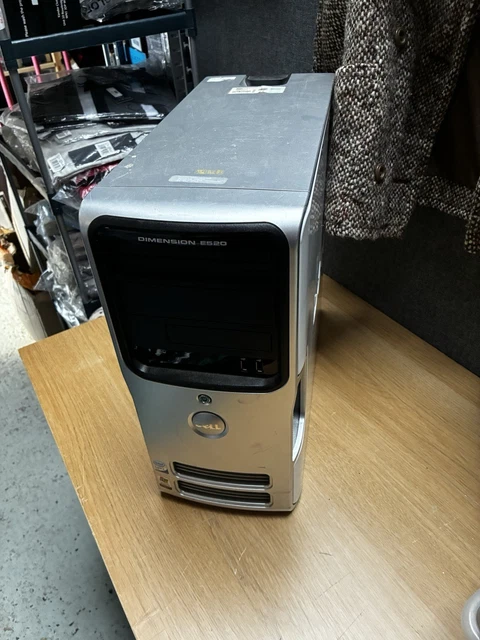 Retro Computer Clicker VINTAGE DELL DIMENSION E520 PC Tower | Corsair XMS2 RAM, Dedicated GPU ...