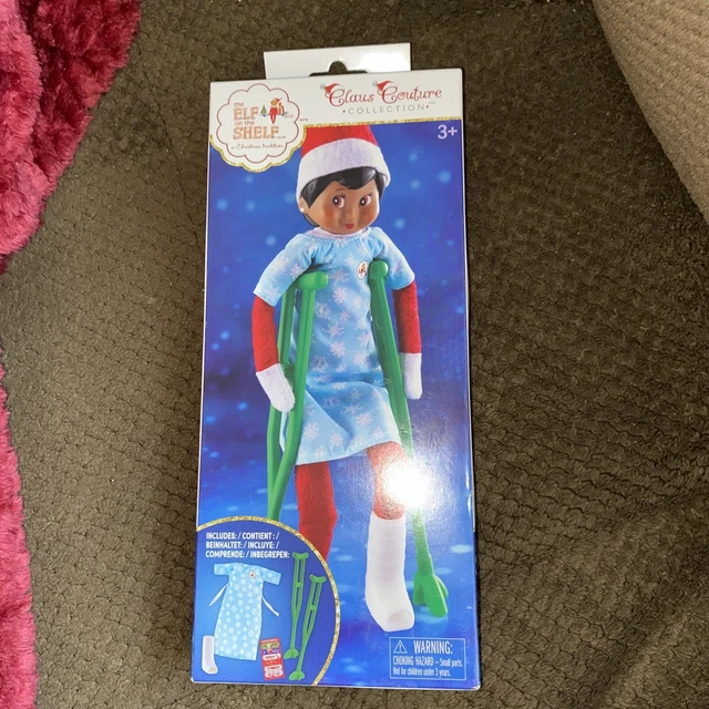The Elf On The Shelf Cast & Crutches / Claus Couture / Unisex Outfit / NIB