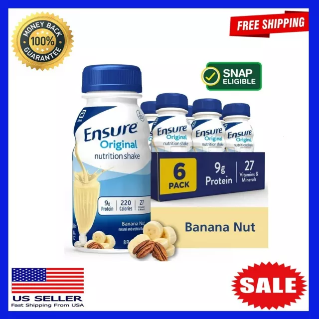 Ensure Original Banana Nut Nutrition Shake | 6 Pack