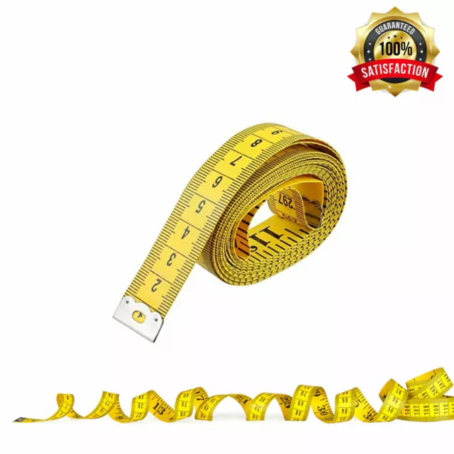 TAILOR SEAMSTRESS SEWING DIET BODY CLOTH RULER TAPE MEASURE BRASS