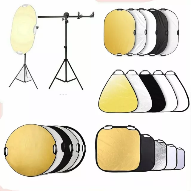 Selens 5-in-1 Oval Reflector With Handle For Photography Photo - Main Image
