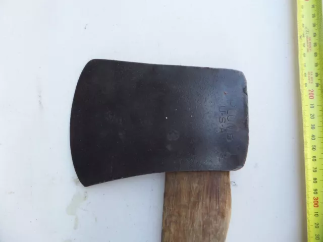 Antique Vintage Old Plumb Usa Axe Ax Hatchet 2