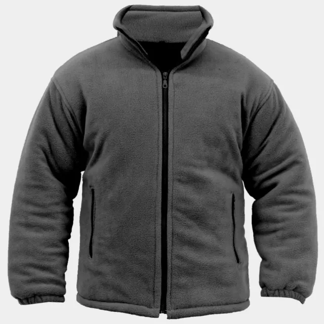 Mens Extra Thick Winter Fleece Heavy Duty Work Jacket Padded Winter Size S - 5Xl 4