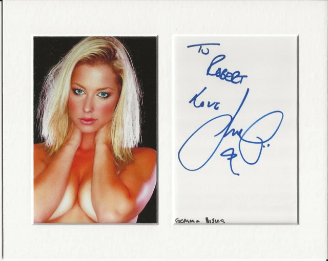 Gemma Bissix eastenders signed genuine authentic autograph signature AFTAL COA
