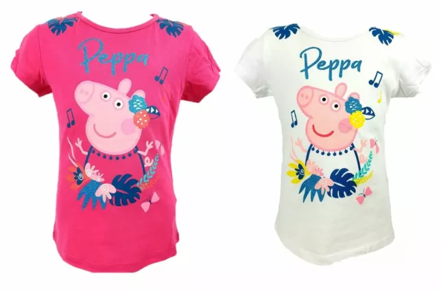 Peppa Pig Wutz T-Shirt in 2 Motiven Gr 98 104 110 116