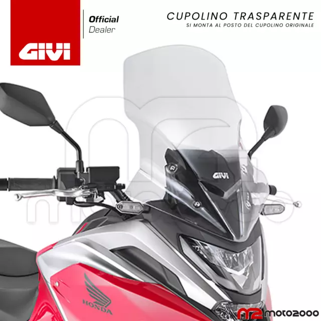 Cupolino / Parabrezza [Givi] - Honda Nc 750 X (2021-2022) - Cod.d1192St