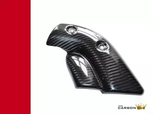 Ducati 748 916 996 998 Carbon Exhaust Heat Shield Guard Gloss Twill Weave Fibre