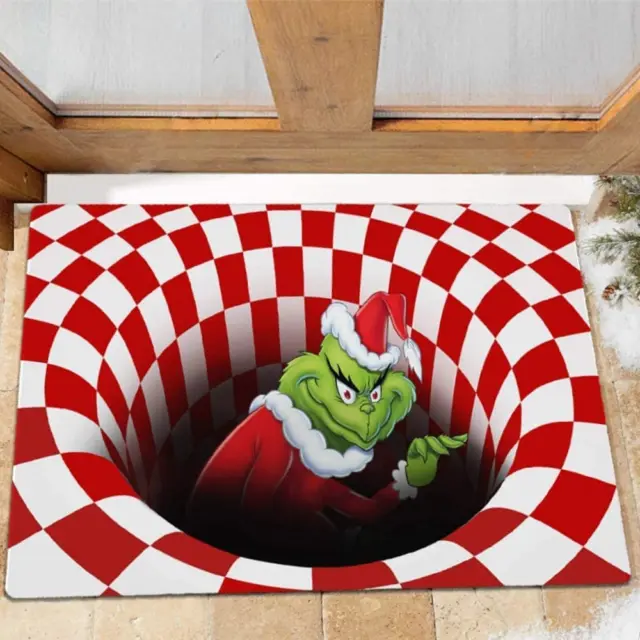 Christmas Visual Doormat Christmas Decorations for Indoor Outdoor Home Christmas