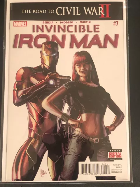 Invincible Iron Man 7 First Print Cameo Appearance Riri Williams Ironheart NM
