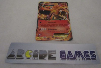 CARTE POKEMON DRACAUFEU EX 180PV (c)2014 (envoi suivi) FULL ART RARE ETAT MOYEN
