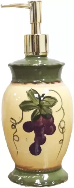 Tuscany Colorful Grapes Hand Painted Collection (SOAP Dispenser)