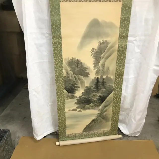 Japanese Hanging scroll Landscape Kakejiku Asian Culture Art Picture Painting