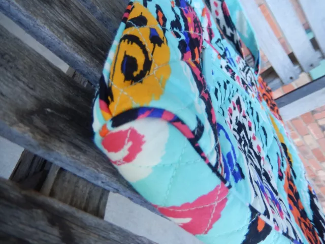 PUEBLO Hipster Crossbody Shoulder Aztec Bag Green Orange VERA BRADLEY EUC 8