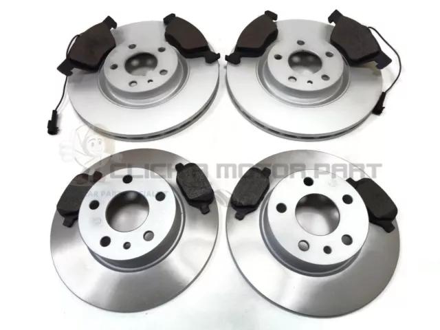 Alfa Romeo 147 Jtd & Twin Spark 01-09 Front & Rear Brake Discs & Pads Check Size