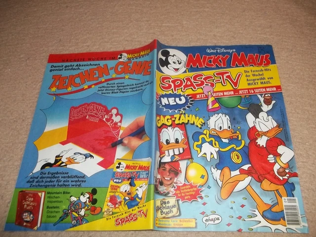 Micky Maus***Comic***Heft***Nr.9 Vom 22.02.1995 + Beilage
