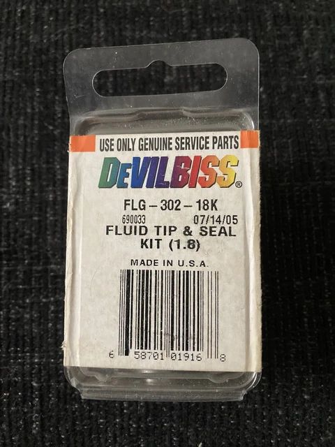 DeVILBISS FLG-302-18k Fluid Tip