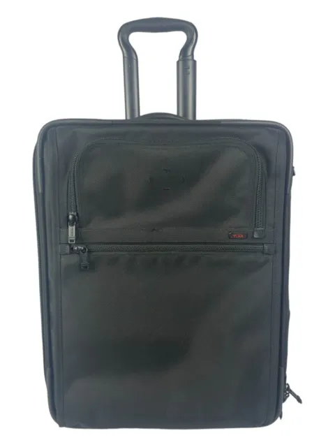 Tumi Alpha Continental Carry-On  Black 22021DH Luggage 21” Read Description