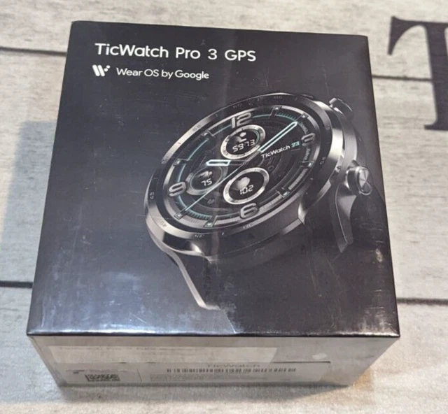 Mobvoi TicWatch Pro 3 GPS 47mm Stainless Steel Case with Silicone Strap Smart...