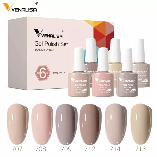 Venalisa Gel Vernis À Ongles 6/12 pcs/lot x7.5ml  Hors UV LED Semi Permanent 3