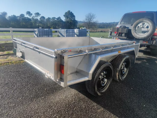 8x5 tandem trailer full 304 stainless steel not galvanised 2000kgs