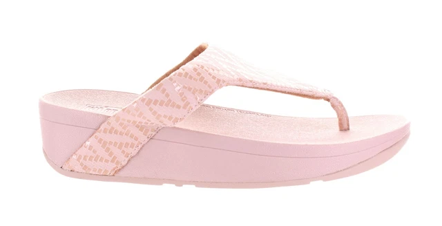 FitFlop Womens Pink T-Strap Sandals Size 8 (7412265)