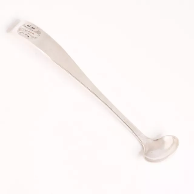 Heer Schofield Arts & Crafts Sterling Mustard Ladle Elizabeth Tudor Hammered 2