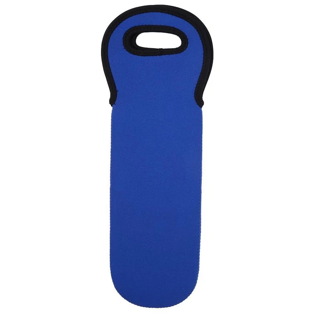 Cubierta protectora para botella de vino tinto a prueba de polvo para exteriores (azul real)