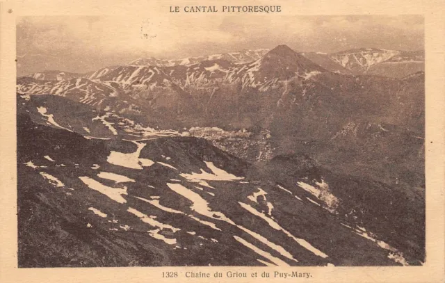 Chaîne du Griou et  du Puy-Mary - LE CANTAL PITTORESQUE -