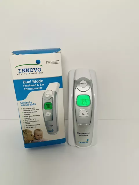 Innovo INV-EF100 Forehead & Ear Thermometer, Dual Mode - CE and FDA Cleared