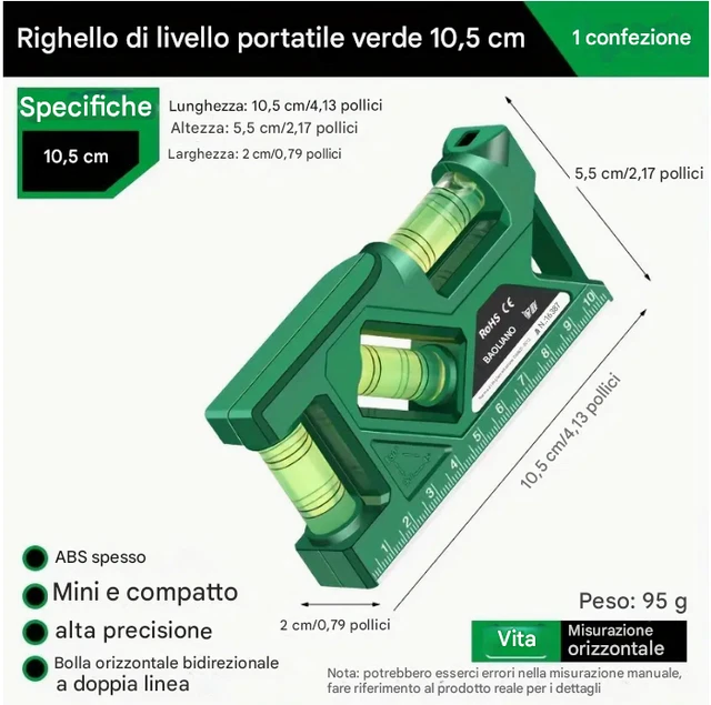 Livella A Bolla Classica 40 cm Liscia Colore Giallo STANLEY STHT1-43102