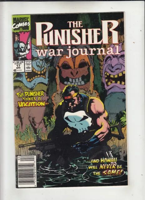 Punisher War Journal #17 (Marvel 1990) Jim Lee Newsstand NM-