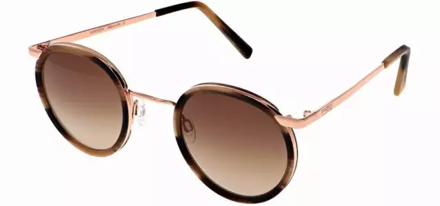 Lunettes de Soleil Rondes P3 Monture Fusion Or Rose 22K RANDOLPH USA