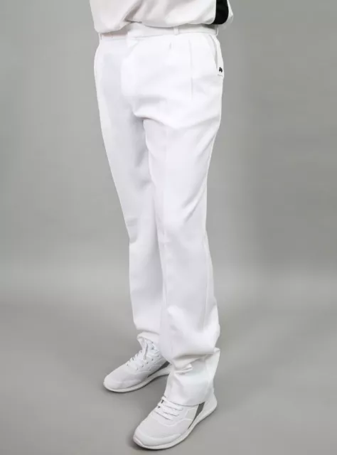 Henselite Gents White Bowling Trousers *Clearance*