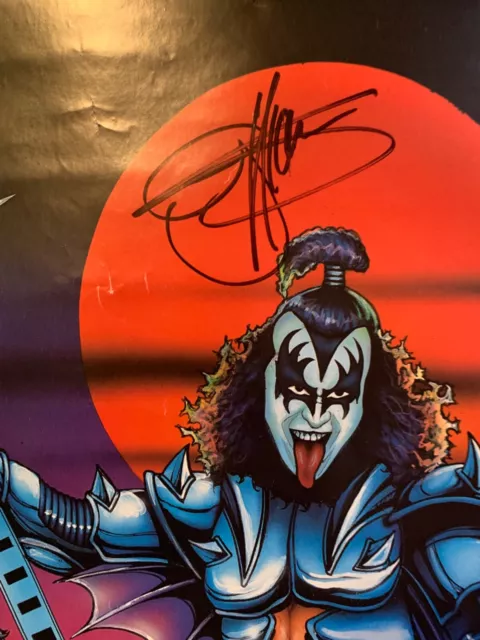 kiss autographed destroyer tour poster 1976 2