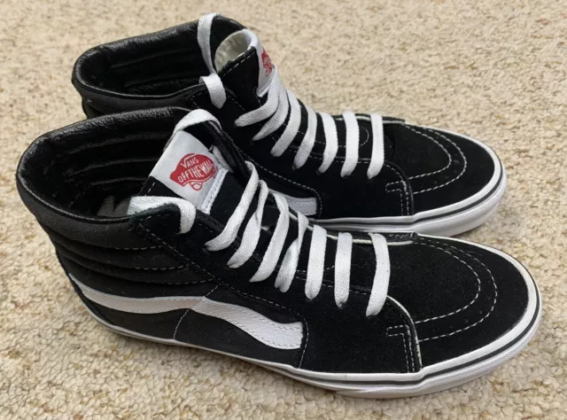 Vans OLD SKOOL Black White Skateboard Shoes Size Men’s 7 Woman’s 8.5