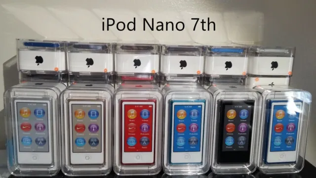 "New" ipod nano 7th Generation 16GB（sealed retail box ） All colors- Warranty