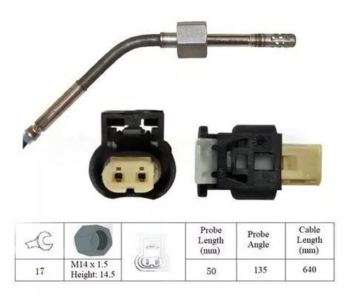 Intermotor Échappement Gas Capteur Température 2