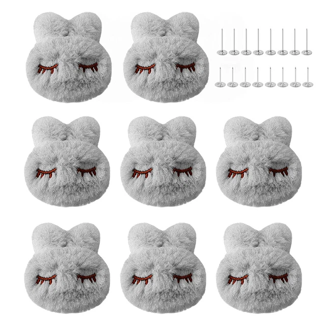 8pcs/pack Reusable Cartoon Rabbit Quilt Cover Clip Non Slip Comforter Fastener