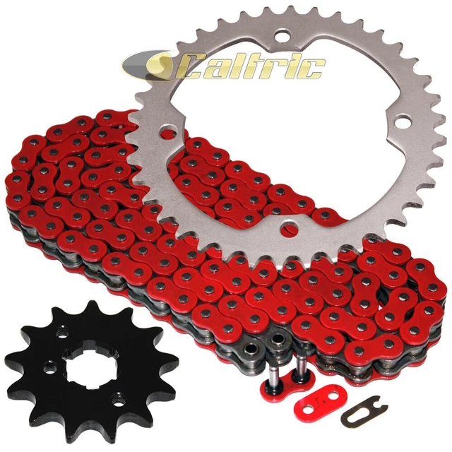 New Red O-Ring Drive Chain & Sprocket Kit for Yamaha Raptor 350 YFM350 2004-2013