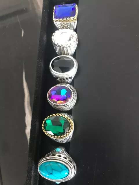 Job Lot Costume Jewellery Rings New Nice Lot