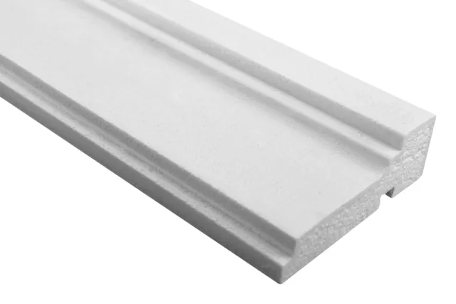 10 metri profili stucco facciata decorazione parete antiurto 120x40 mm MC155