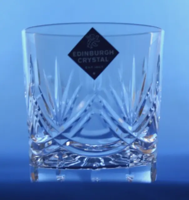 EDINBURGH CRYSTAL - SERENADE - 8cm / 3 1/8" WHISKY TUMBLER GLASS - UNUSED NEW