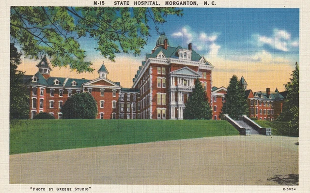 Postcard Broughton State Hospital Morganton North Carolina NC