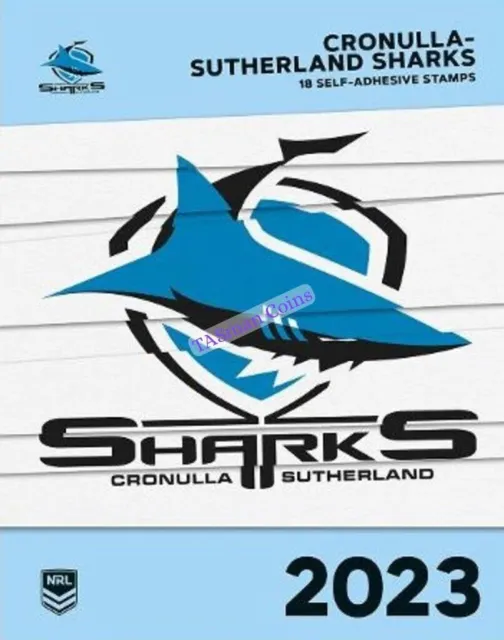 Stempelpaket Australien 2023 NRL CRONULLA-SUTHERLAND SHARKS Collection