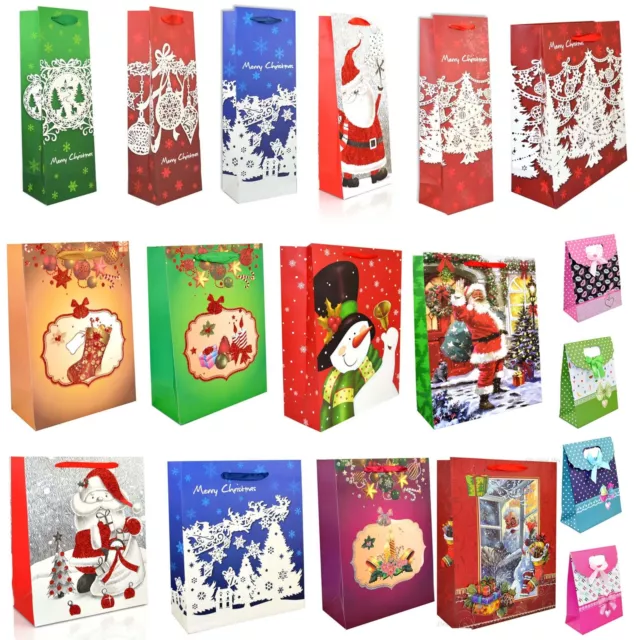 Christmas Gift Bags Luxury Style Decorative Small | Large | Medium All Occasions