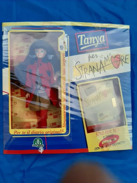 Tanya Stranamore Giochi Preziosi diario + lucchetto Barbie vintage doll muneca
