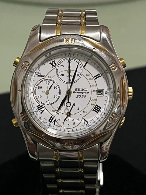 Seiko chronograph sq 50 outlet